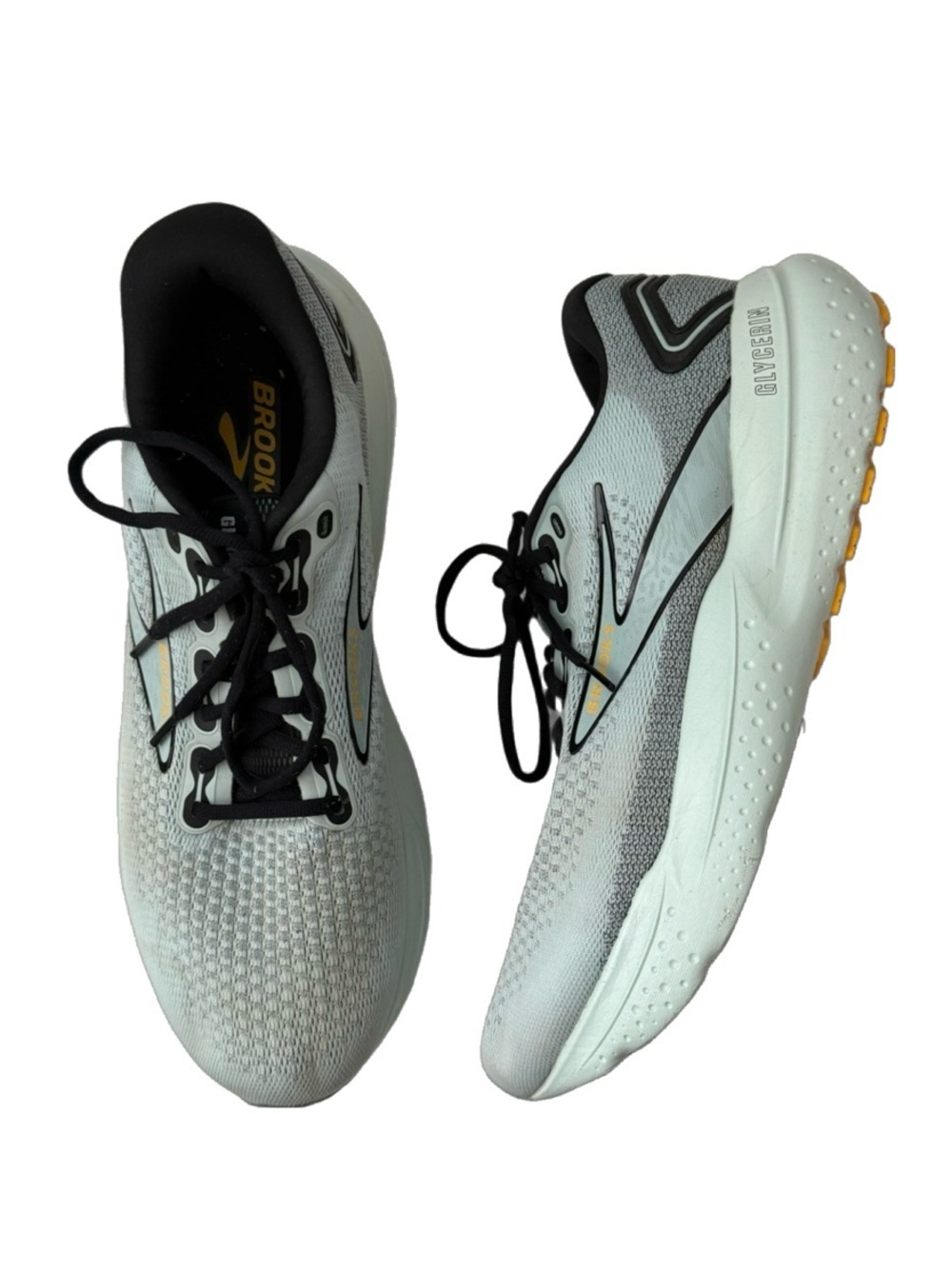 Brooks Glycerin 21 Men's Running Training Shoes Cloud Black Gold 13 1104191D420